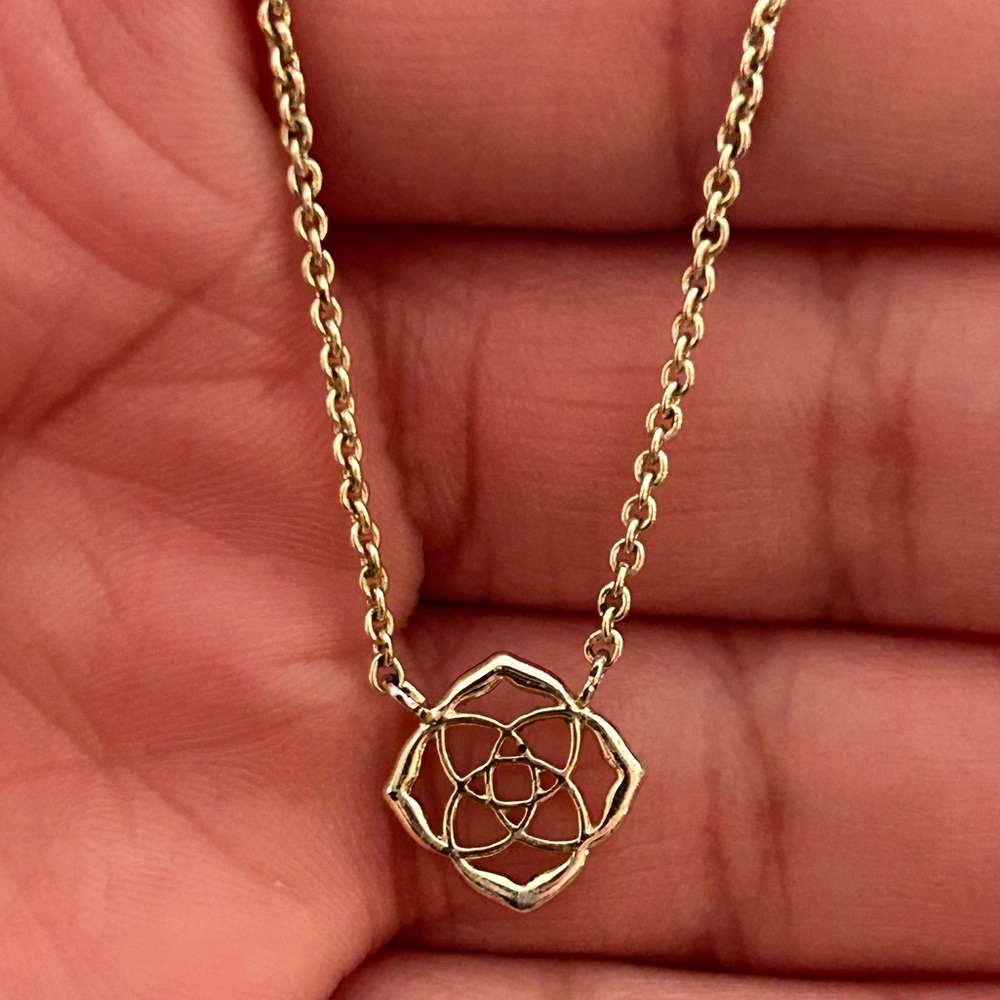 Kendra Scott Logo Pendant Necklace